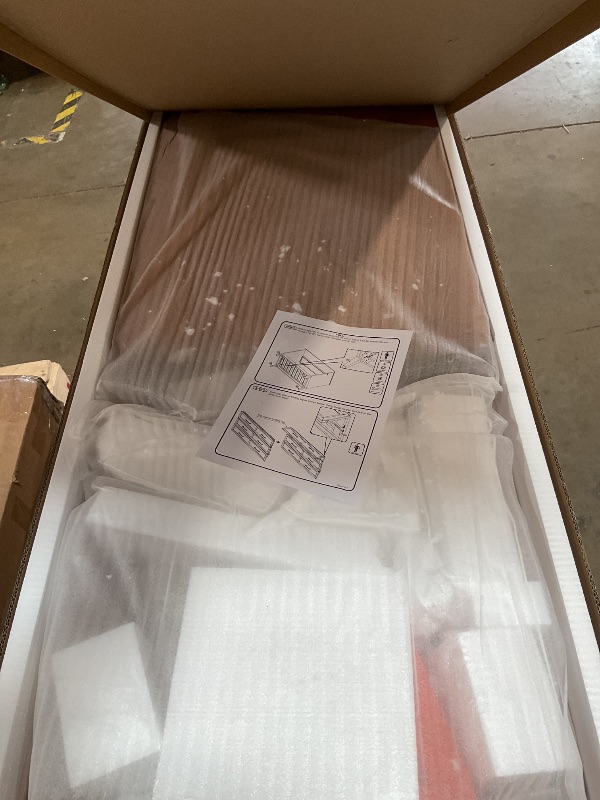 Photo 1 of *** NO MATTRESSES/UNKNOWN MISSING PARTS OR HARDWARE***AFI, Santa Fe Queen Murphy Bed Chest with 6" Mattress & Built-in USB Charger, Light Toffee