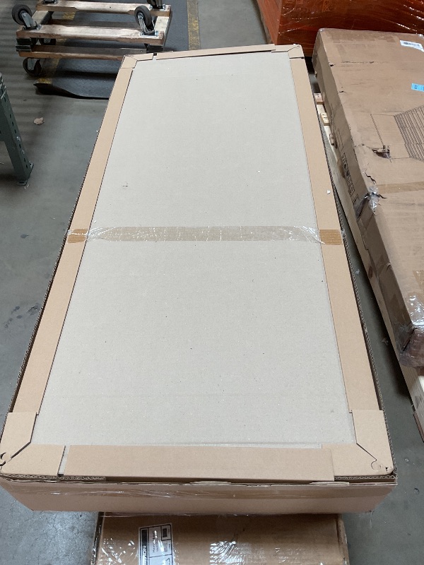 Photo 1 of *** NO MATTRESSES/UNKNOWN MISSING PARTS OR HARDWARE***AFI, Santa Fe Queen Murphy Bed Chest with 6" Mattress & Built-in USB Charger, Light Toffee