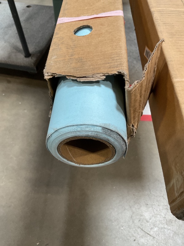 Photo 1 of *** MINOR DAMAGE***Denny Manufacturing - Seamless Paper Backdrop for Photography, Baby Blue Seamless Paper Roll - Light Blue (107 in x 36 ft) Includes Free Roll Black Gaffer Tape (2 in x 13 ft)