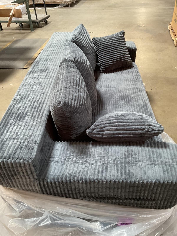 Photo 1 of *** PICTURE FOR REFERENCE ONLY/ USED/MINOR DAMAGE***Modern Loveseat Sofa, No Assembly Required Comfy Deep Seat Couches 1 pcs for Living Room, Bedroom, Apartment