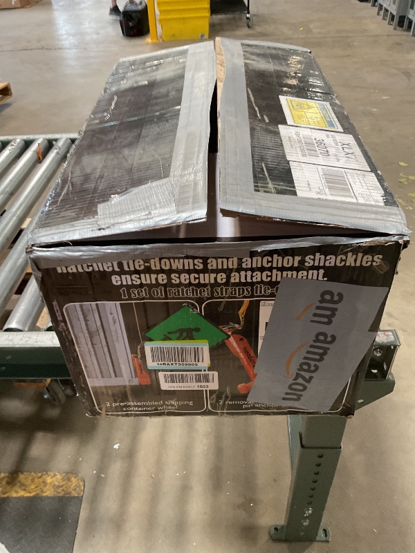 Photo 1 of *** PHOTO FOR REFERENCE ONLY***Shipping-Container Wheels Kit Accessories - Upgrade 6-Lug Heavy Duty Shipping Container Axle Wheels for Moving 20ft - 40ft Container 2 Pack