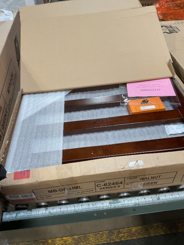 Photo 1 of ***5 boxes*** AFI Hamilton Queen Murphy Bed Chest with Mattress, Storage, and Built-in Charger in Walnut