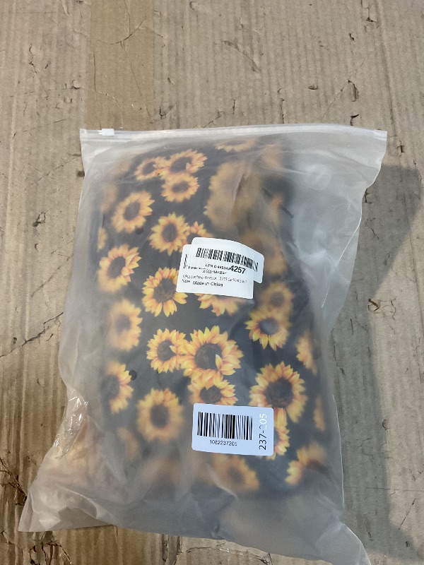 Photo 1 of 10PCS Sunflower Accessories for Car Wheel Cover,2PCS Front Seat Covers Sunflower Gifts for Women,Pattern Center Pad,Cup Holder Coaster Keyring Car Vent Coaster,Universal for Auto Truck SUV