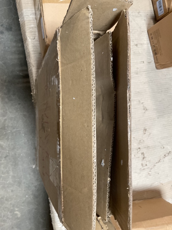 Photo 1 of **FOR PARTS ONLY/ HAS DAMAGED ASSEMBLY PIECES** urinno JUST Side Table, 3-Tier End Table, Open Shelves Night Stand, Bedside Table, Toolless Assembly, for Living Room, Bedroom, Bathroom, French Oak