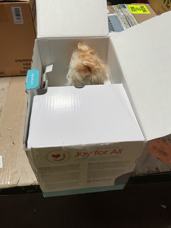 Photo 1 of **HEAVILY USED*** JOY FOR ALL - Orange Tabby Cat - Interactive Companion Pets - Realistic & Lifelike, 10.5 Inch