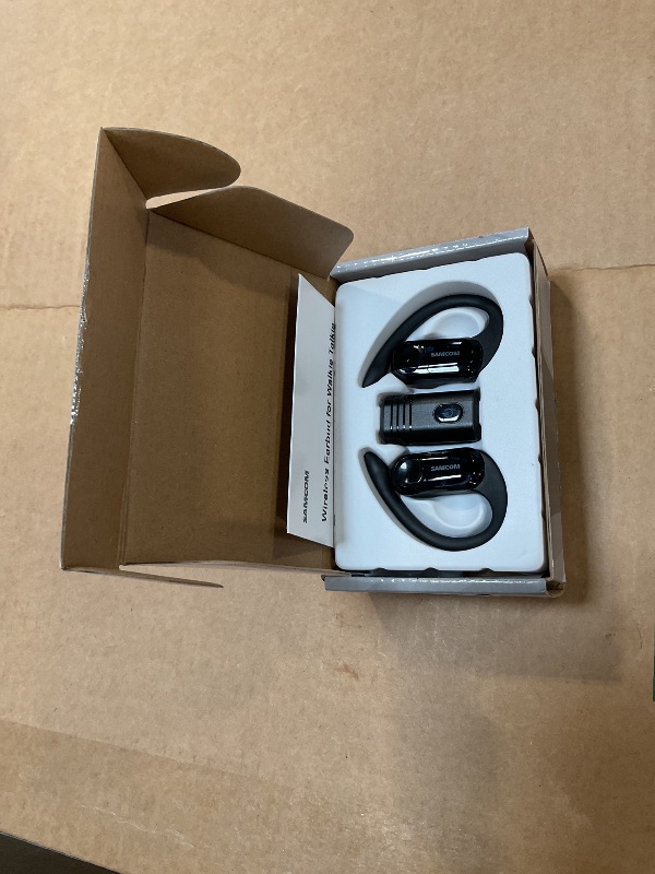 Photo 1 of *** MODEL MAY DIFFER*** SAMCOM Wireless Headset with 2 Pin Dongle for FPCN10A/FPCN30A Walkie Talkies, BTEAR-02 Upgraded Hands-Free Wireless Two Way Radios Earpiece with Mic for K Connector (Radios not Inclued)