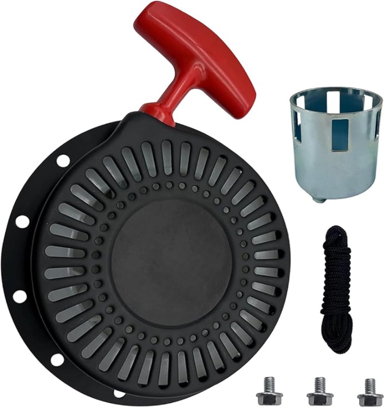 Photo 1 of **HEAVLY USED*** YAMAKATO Universal Pull Start Assembly for 338cc 339c 389cc 390cc 420cc 439cc 459cc Portable Generators and Engines, for 6 or 4 Bolt Recoil Starter Cord Rope Assy