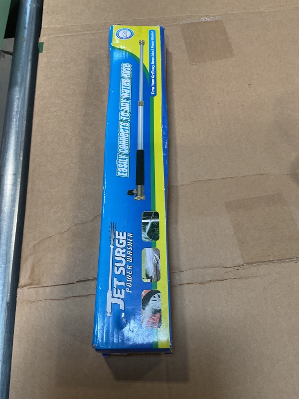 Photo 1 of [CLEARANCE] 2-in-1 Jet Nozzle for Garden Hose - Extendable 18-32 inch, Dual Spray Tips with Quick Connect