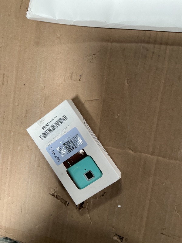 Photo 1 of ***PREV- USERS FINGERPRINT IS STILL PROGRAMED (LOCKED)**** UMIKSMART Fingerprint Padlock with Silicone Protective Cover & Charm, Smart Keyless Padlock for School Locker, Gym Locker, Backpack and Travel Bag, Gift for Kids, Teens and Friends, Fun Blue Set
