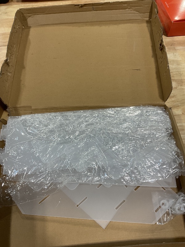 Photo 1 of ***MISSING PARTS***
GLASSWINDS Acrylic Sticker Display Stand for Vendors, 4 Tier 16 Pockets Sticker Holder Display for 3.5'' Large Stickers, Card Displays Stand for Trading Cards, PSA Graded Cards, Baseball Card