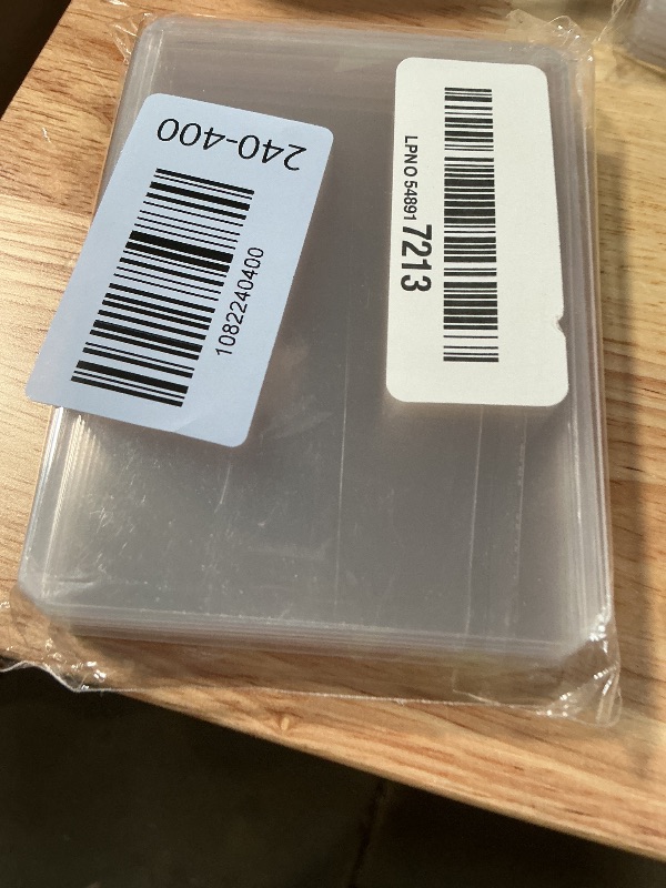 Photo 1 of 10PCS Waterproof PVC Card Holder Sleeve for Social Security Cards, New Medicare Cards & Credit Cards, Transparent Card Holders Moisture & Dust Guard
