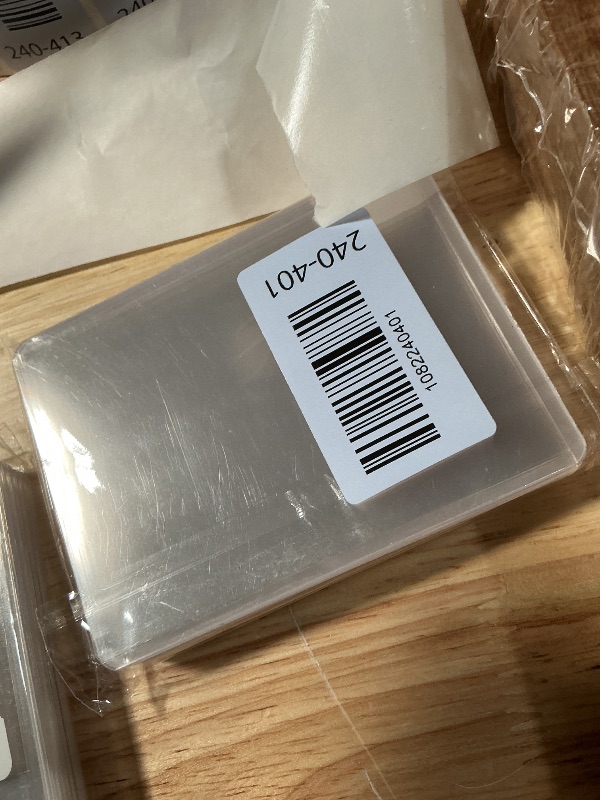 Photo 1 of 10PCS Waterproof PVC Card Holder Sleeve for Social Security Cards, New Medicare Cards & Credit Cards, Transparent Card Holders Moisture & Dust Guard