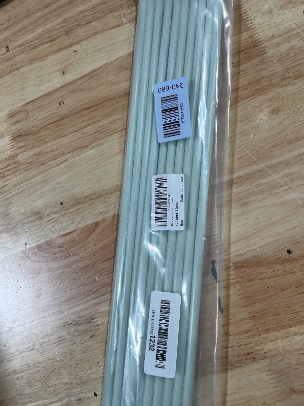 Photo 1 of 10 pcs Round Fiberglass Solid Rod Blank Dia 8mmX420mm Length