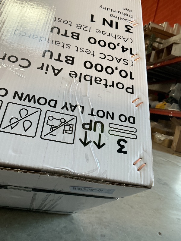 Photo 1 of 14000 BTU Portable Air Conditioners, Cooling,Fan,Dehumidification,Sleep Mode for Large Rooms up to 700 Sq.Ft, AC Unit with Remote Control, 24H Timer, Installation Kits Included