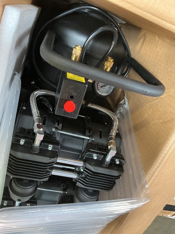 Photo 1 of 13.2 Gallon Ultra Quiet Air Compressor 115PSI Steel Tanks 70dB Noise Level Oil Free Air Compressor