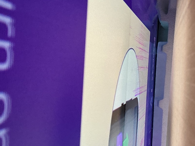 Photo 1 of ** the top of the screen does striped lines**Roku Smart TV 2026 – 65-Inch Select Series, 4K QLED TV – Roku TV with Voice Remote – Flat Screen QLED Television with Wi-Fi for Streaming Live Local News, Sports, & Movies – Bluetooth Headphone Mode