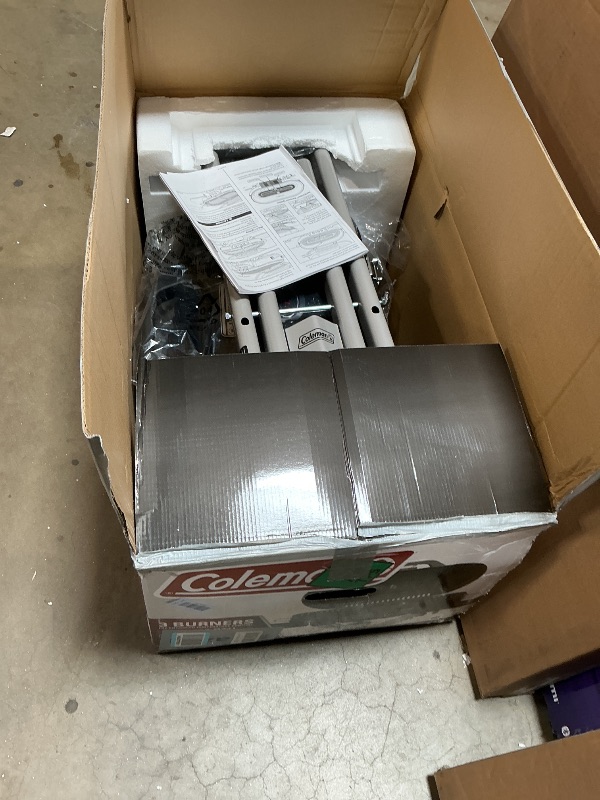 Photo 1 of ***Missing Parts***
Coleman RoadTrip 285 Portable Stand-Up Propane Grill with 3 Adjustable Burners & Instastart Ignition, 20,000 BTUs of Power for Outdoor Cooking, Camping, Tailgating, Grilling, BBQs, & More
