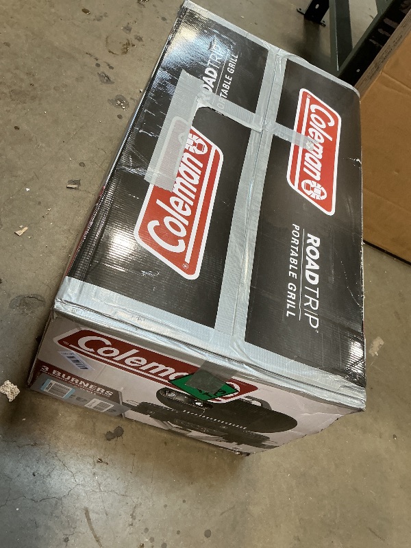 Photo 1 of ***Missing Parts***
Coleman RoadTrip 285 Portable Stand-Up Propane Grill with 3 Adjustable Burners & Instastart Ignition, 20,000 BTUs of Power for Outdoor Cooking, Camping, Tailgating, Grilling, BBQs, & More
