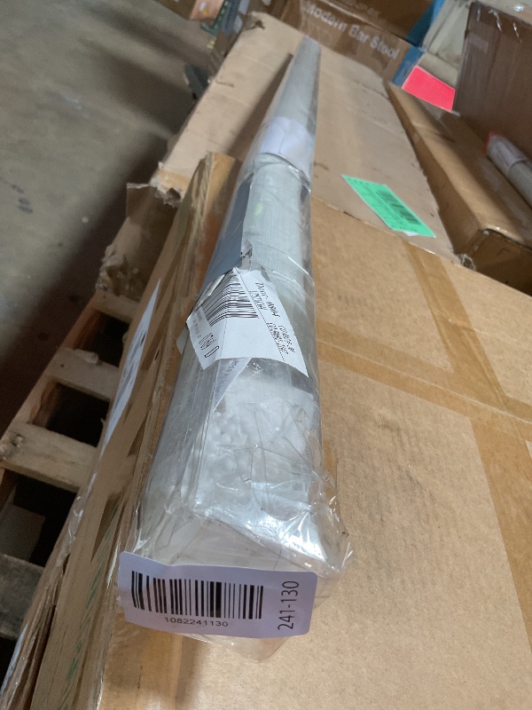 Photo 1 of ** bend damage**NUTRO CHILL Window Blinds, Blackout Blinds with Thermal Insulated, UV Protection Linen Window Shades for Home, Door, Kitchen, Bathroom (58" W x 68" L, Light Grey)