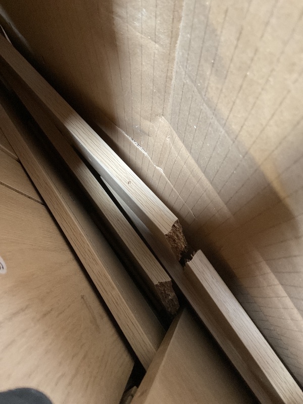 Photo 1 of ** major damage two pieces. Selling for parts**GarveeHome 7 Drawer Dresser for Bedroom, 54in Wide Natural Oak 7 Chest of Drawers with Large Storage, Wooden Dresser Organizer Closet for Living Room, Entryway, Nursery