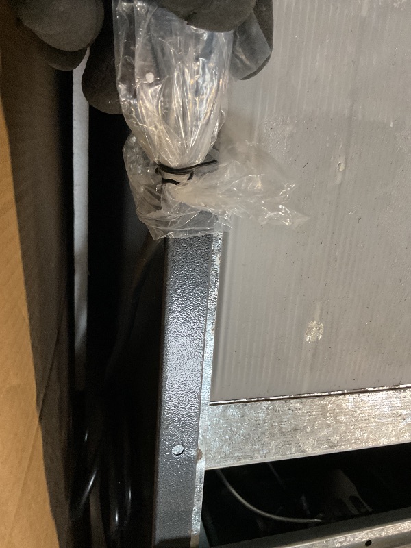 Photo 1 of ** dirt and scrapes from transport**Frigidaire Chest Deep Freezer, 10 Cu. Ft. Capacity, Granita Rugged Design-Adjustable Thermostat-Removable Vinyl Coated Wire Basket-Easy Defrost Drain