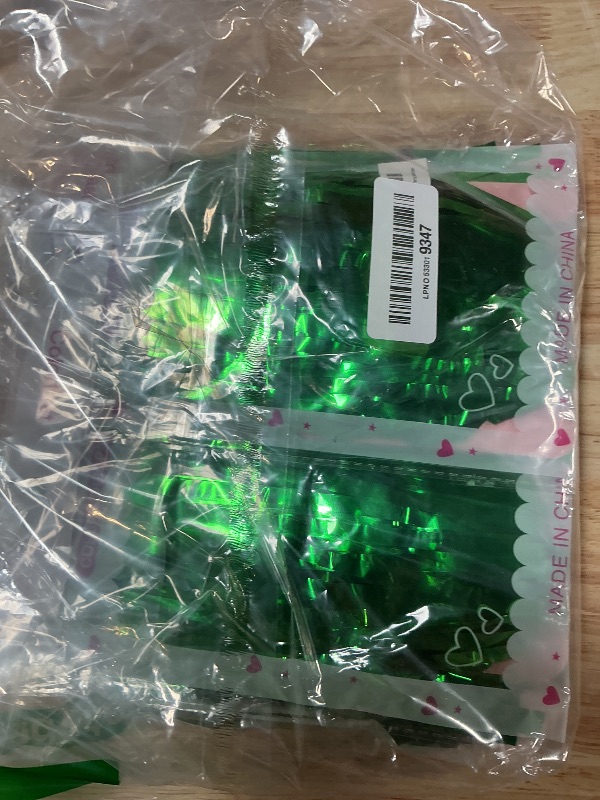Photo 1 of 2 Pack Green Streamers Backdrop Jungle Party Decorations Foil Fringe Backdrop Curtains Photo Booth Backdrop for Birthday Dinosaur Animal St Patrick's Day Football Christmas Party Decorations