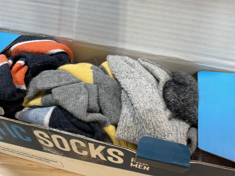 Photo 1 of **STYLE DIFFERS/ DIRTY ( HAIR)*** Doctor's Select Diabetic Socks for Men - 4 Pairs Crew Diabetic Neuropathy Socks for Men | Navy, Green, Blue, Gray | Non Binding Mens Diabetic Socks for Moisture Management