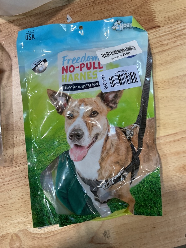 Photo 1 of 2 Hounds Design Freedom No Pull Dog Harness | Comfortable Control for Easy Walking | Adjustable Dog Harness | Small, Medium & Large Dogs | Made in USA | Solid Colors | 1" XL Kelly Green