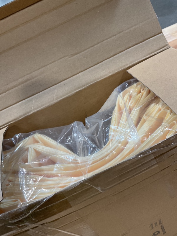 Photo 1 of **BENT** Dunzoom 50 Pack File Jackets Letter Size 2 Inch Beige Expansion Manila Plastic File Folders Expandable Heavy Duty Reinforced Straight Cut Tab Expandable Document Jacket for Office