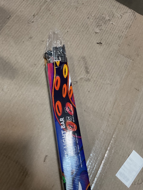 Photo 1 of ***MISSING POWER CORDS***
THECHAM 42W LED Black Light Bar, Blacklight Bar with 6ft Cord+Plug+Switch, Black Lights for Glow Party, Fluorescent Poster, Body Paint, Birthday, Halloween, Bedroom, Classroom