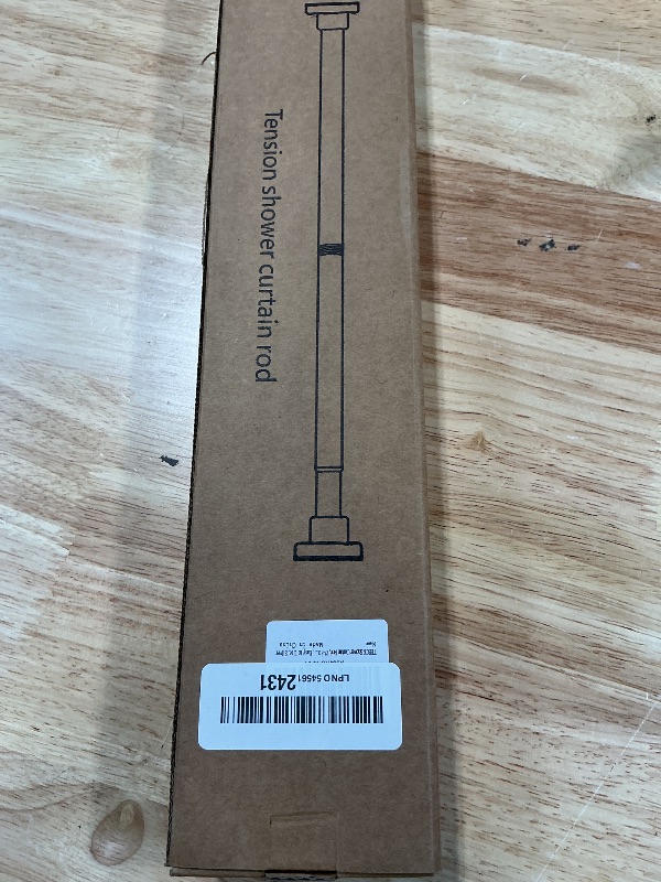 Photo 1 of ***INCOMPLETE SET /MISSING ASSEMBLY PIECES *** TEECK Shower Curtain Rod, 32-80 inch Adjustable Spring Tension Curtain Rod, Never Rust Anti-Slip Shower Curtain Rod for Bathroom, No Drilling, Never Collapse, Easy to Use, Silver