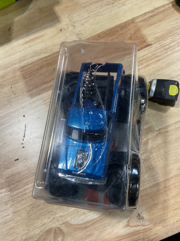 Photo 1 of **broken box*** Hot Wheels Monster Trucks, Oversized Monster Truck, 1:24 Scale Die-Cast Toy Truck with Giant Wheels and Cool Designs