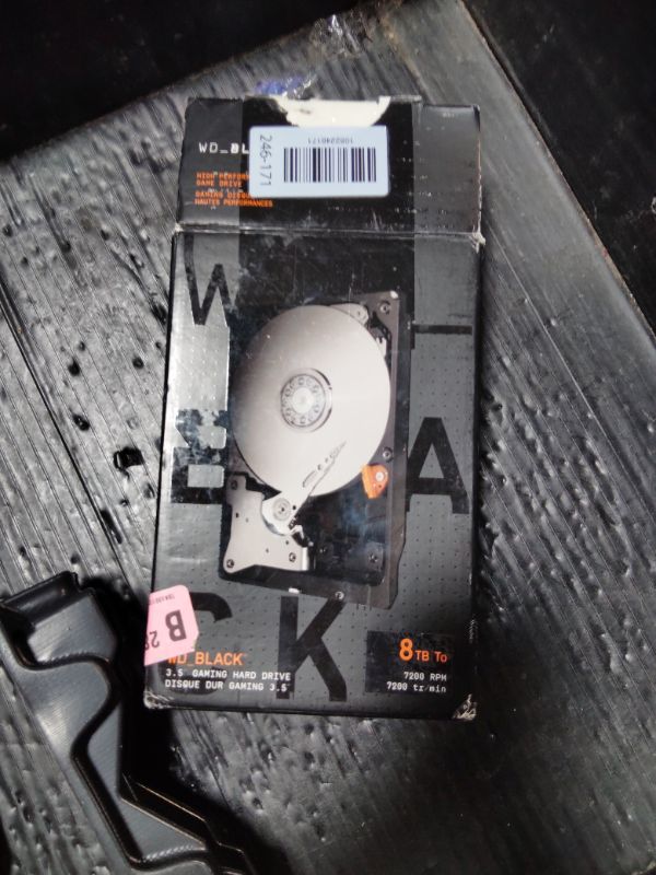 View 4 of **PARTS ONLY**Western Digital 8TB WD Black PC Internal Hard Drive HDD - 5640 RPM, SATA 6 Gb/s, 256 MB Cache, 3.5" - WD80EAAZ