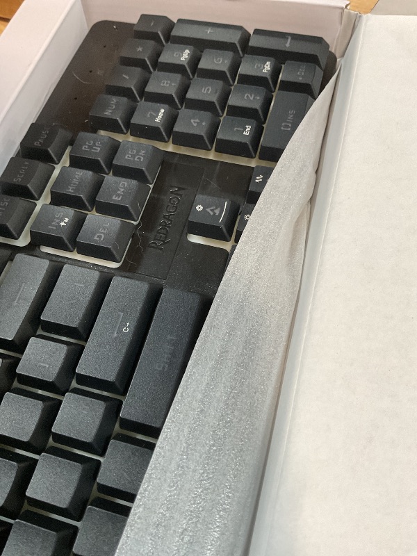 Photo 1 of **dirt**Redragon K521KS Wireless Gaming Keyboard, Tri-Mode BT/2.4G/USB-C RGB Mechanical **DIRT**Feeling Keyboard with Multimedia Keys, 4000mAh Battery, Anti-Ghosting, Compatible with PC - Upgrade