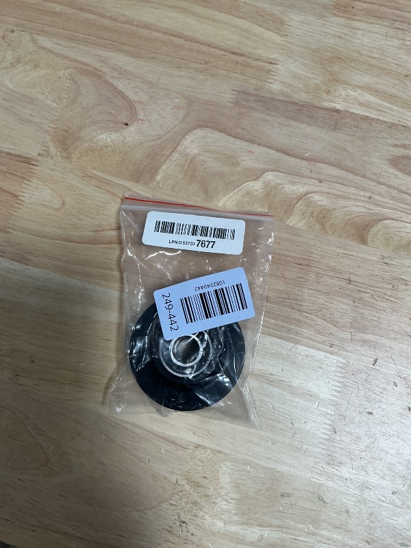 Photo 1 of **ONLY 1 WHEEL*** Byaning Sliding Barn Door Wheel U Groove Guide Pulley Roller Bearing Hardware for Closet Cabinet Window,Pack of 2