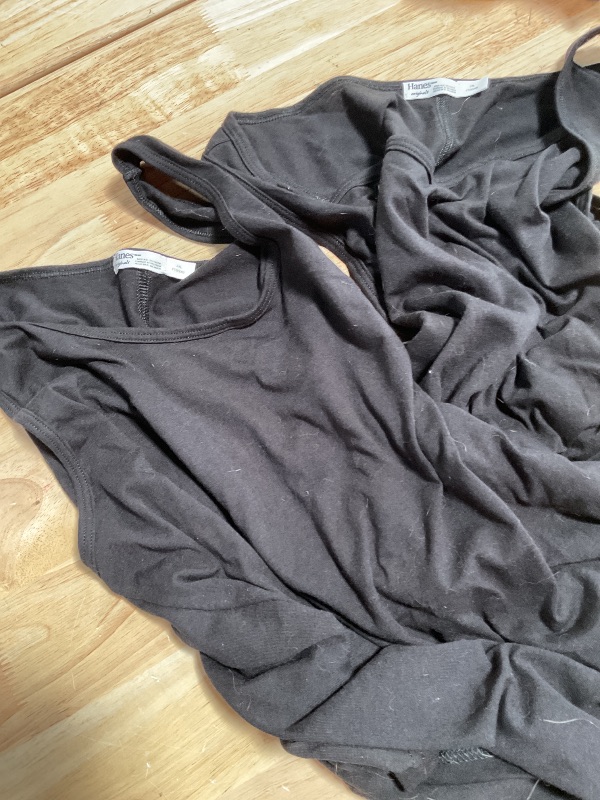 Photo 1 of 2 black Hanes Women's Originals Ribbed Tank Pack, Soft Cotton Rib Tank Tops for Women
