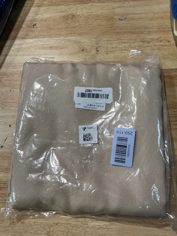 Photo 1 of ***PHOTO FOR REFERENCE ONLY*** BYDOLL Table Cloth Beige 70x70 Inch Tablecloth for 6 Foot Square Tables Outdoor Washable Wrinkle Free and Spillproof Polyester Tablecloth for Festival Camping Picnic Party Cover