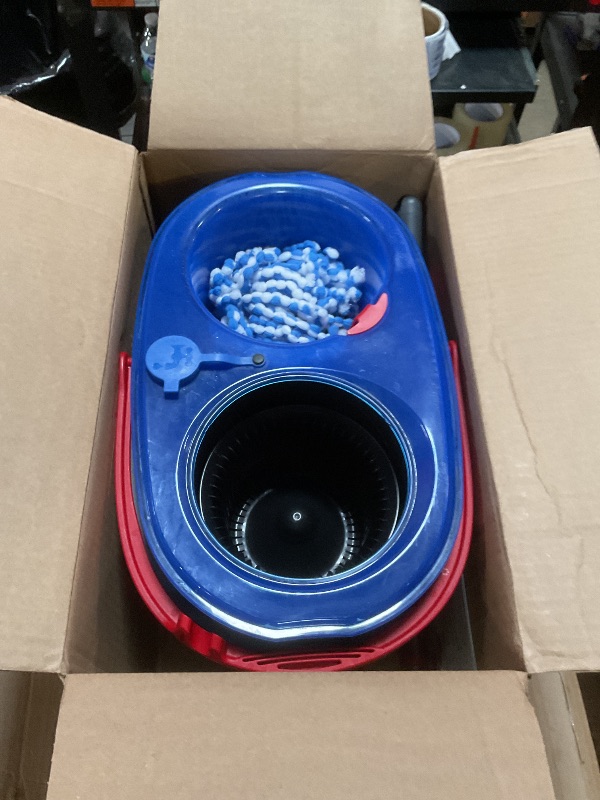Photo 1 of ***MISSING MOP STICK*** O-Cedar RinseClean Spin Mop & Bucket System | Clean with Clean Water | Removes 99% of Bacteria