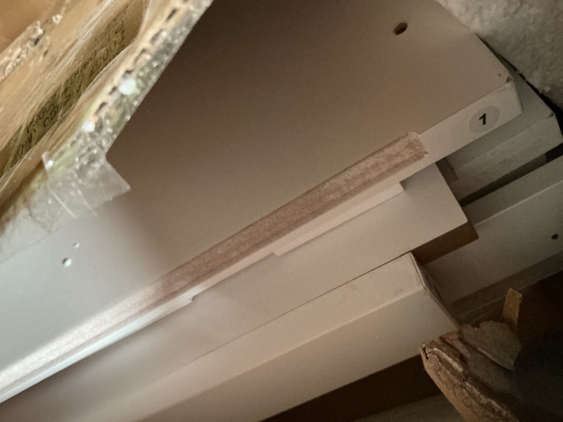 Photo 1 of ***PARTS ONLY**MISSING PIECES***
HOMCOM Farmhouse Bathroom Storage Cabinet with 4 Barn Doors, Bathroom Floor Cabinet with 2 Adjustable Shelf, Freestanding Storage Cupboard, White