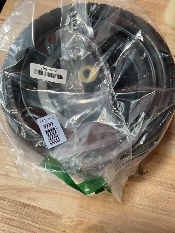 Photo 1 of 13" Solid Rubber Tires Replacement for 13"Garden Cart Tires Replacement with 5/8" Axle Borehole, 2.1" Offset Hub, 3.15" Wide Tires Used for Wheelbarrow Garden Cart and Trolleys by Cenipar, 2-Pack