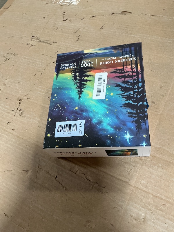 Photo 1 of **MISSING 2 PUZZLE PIECES*** Northern Lights Puzzles for Adults 1000 Pieces, Aurora Borealis Nature Landscape 1000 Piece Puzzle for Adults, Impossible Difficult Hard Fun Jigsaw Puzzles 1000 Pieces