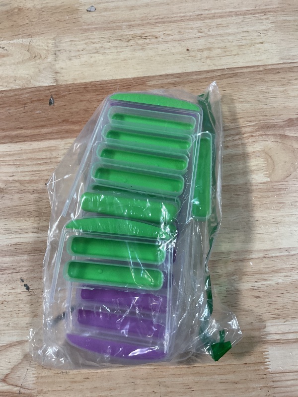 Photo 1 of 2 Pcs Long Ice Stick Tray Silicone with Lid,Water Bottle Ice Cube Tray with Easy Push and Pop Out Material, Ideal for Sports and Water Bottles
