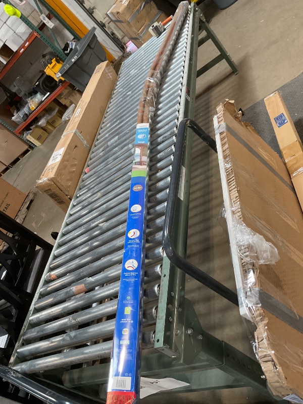 Photo 1 of ***WRINKLE IN MIDDLE***BENT***
Coolaroo Outdoor Roller Shade with Wand - 95% UV Block Breathable Light Filtering Shade for Patio or Porch, Fade-Resistant, Easy-Clean Fabric, 10ft x 8ft, Walnut