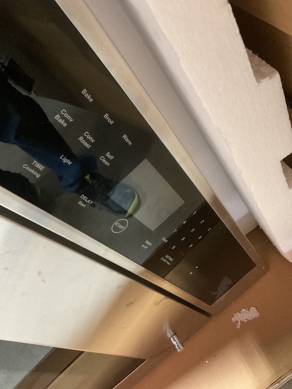 Photo 1 of *** MISSING HANDLE PARTS***30 inch Electric Single Wall Oven with Convection Fan Touch Control, Large Oven Capacity, 360° Rotisserie, Fingerprint Resistant Stainless Steel