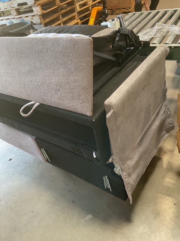 Photo 1 of *** PARTIAL SET CAN BE USED FOR PARTS OR STORAGE***YITAHOME Sectional Sleeper Sofa with Pull Out Couch Bed, 81" Convertible Sleeper Sofa with Adjustable Backrest, Sofa Bed Sleeper Couch with Armrest & USB Port, Grey