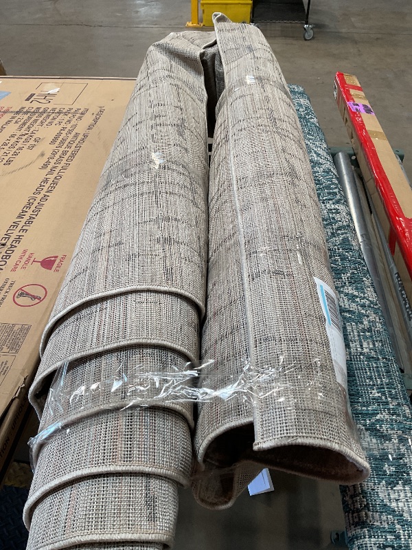Photo 1 of *** MINOR DAMAGE***Loloi Darby Collection DAR-06 Sand/Dk. Grey 9'-2" x 13' Area Rug
