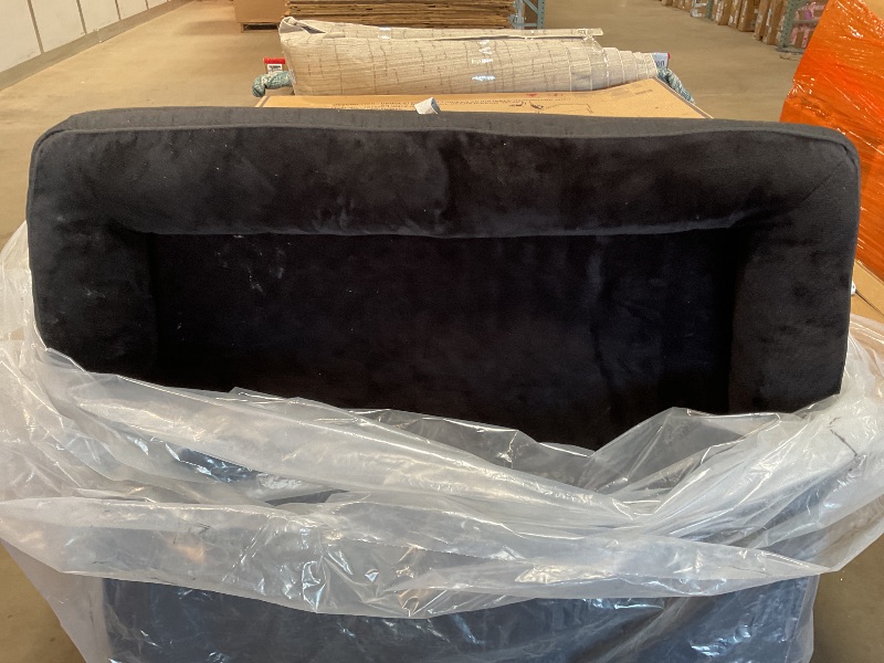 Photo 1 of *** USED/MINOR DAMAGE***EHEYCIGA Orthopedic Dog Beds for Extra Large Dogs, Waterproof Memory Foam XXL Dog Bed with Sides, Non-Slip Bottom and Egg-Crate Foam Big Pet Couch Bed with Washable Removable Cover, Black