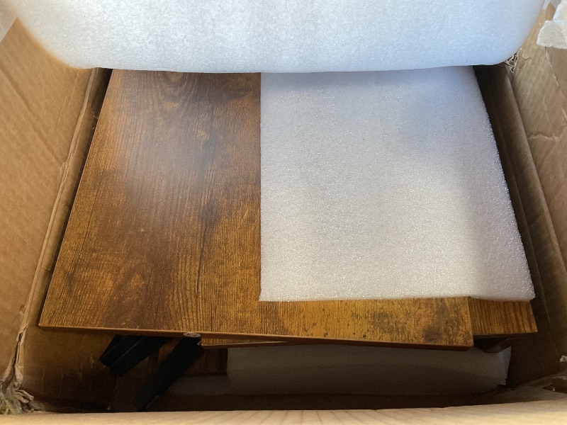 Photo 1 of *** USED/MINOR DAMAGE/UNKNOWN MISSING PARTS OR HARDWARE***Agilestic 55 x 24 Inches Height Adjustable Electric Standing Desk with 2 Drawers, Stand Up Electric Desk Adjustable Height, Sit Stand Computer Gaming Table with Splice Board, Rustic Brown