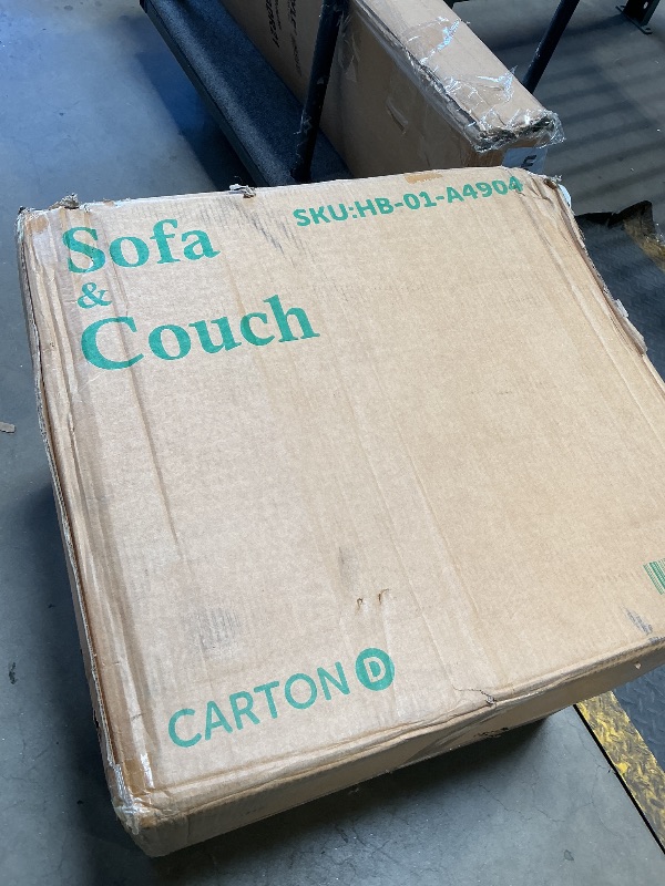 Photo 1 of **selling as partial set. Four of five boxes**HONBAY Modular Sectional Sleeper Sofa with Pull Out Bed,Corduroy U Shaped Couch with Storage, Sectional Couches for Living Room,Green