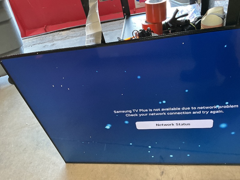 Photo 1 of ** dirt from transport. Minor damage to legs. **Samsung 65-Inch Class QLED Q8F 4K UHD Smart TV (2025 Model) Q4 AI Processor, 100% Color Volume with Quantum Dot, AirSlim Design, Endless Free Content, Samsung Vision AI, Alexa Built-in